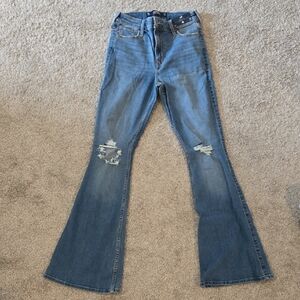 Women's Hollister Vintage Blue Flared Jeans